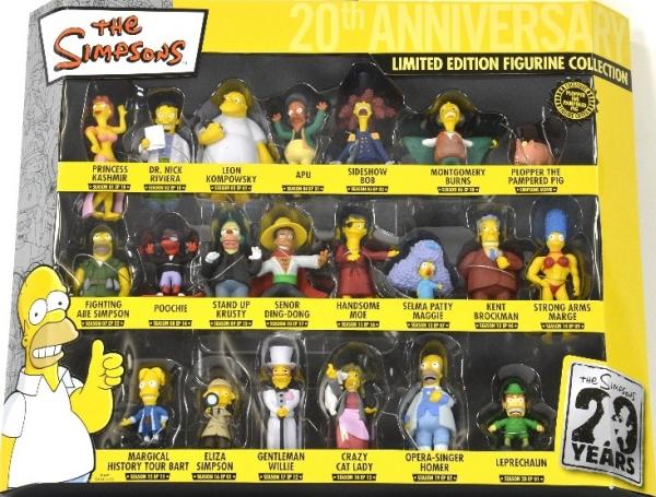 Colección 21 figuras Simpsons 20 aniversario ( United Labels 805390 ) imagen a